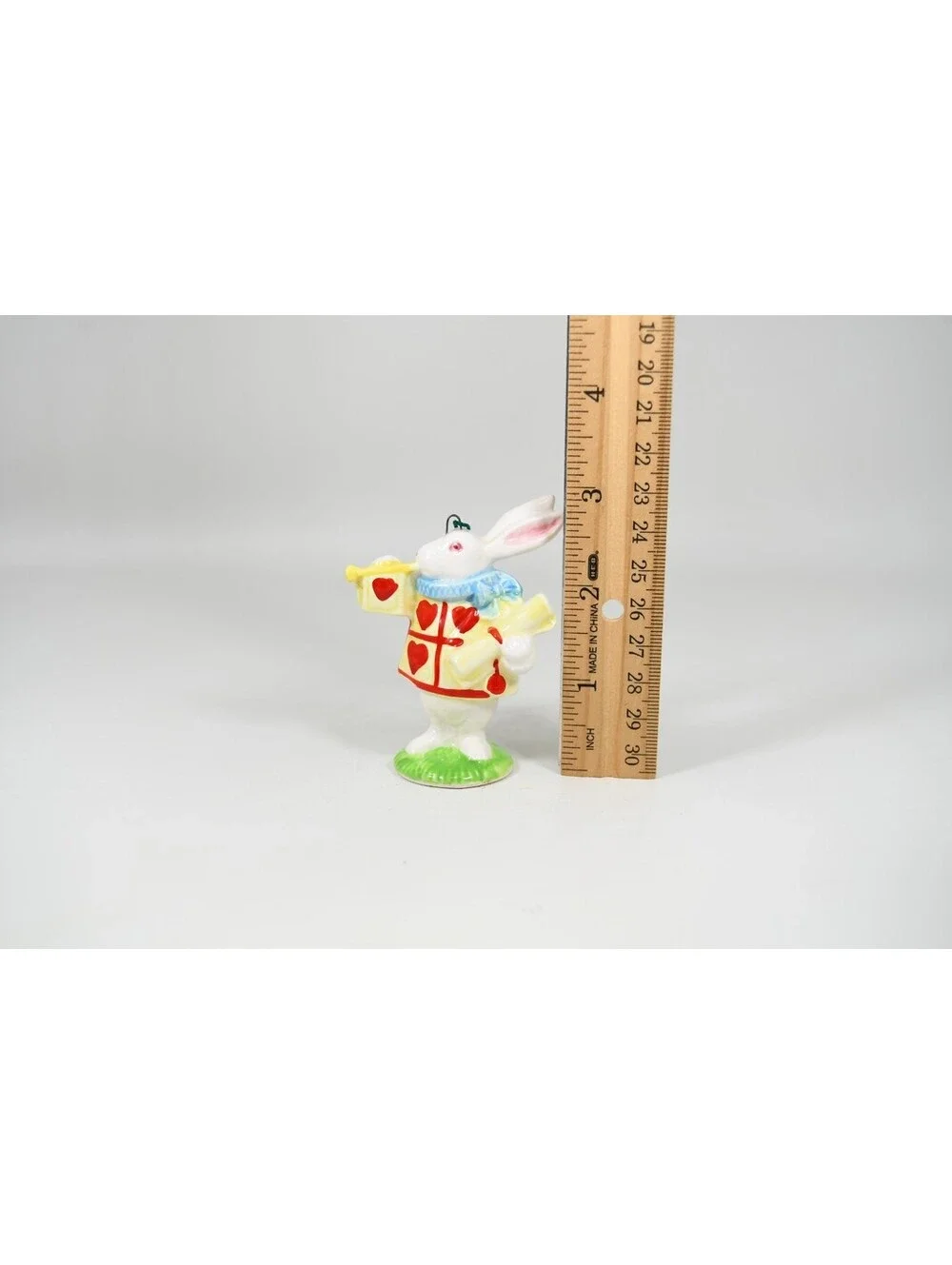 VTG Alice in Wonderland White Rabbit Porcelain Ornament A Company Friends 1979